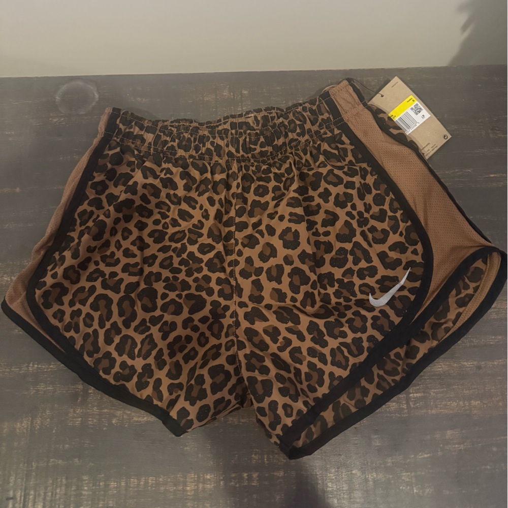 Nike Leopard Print Running Shorts